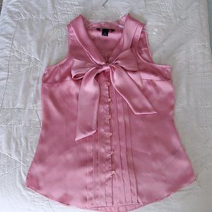 White House Black Market pink blouse- last call!